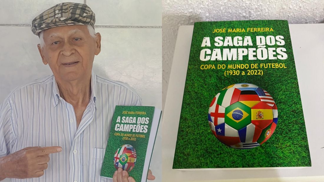 José Maria Ferreira, autor do livro "A Saga dos Campeões - Copa do Mundo de Futebol"