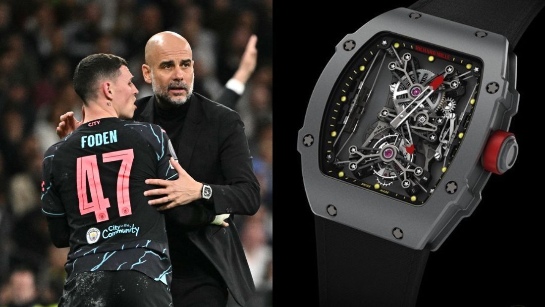 Pep Guardiola e seu relógio