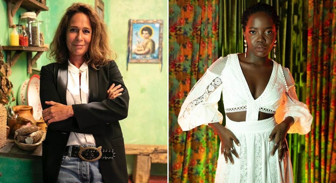 Andréa Beltrão e Clara Moneke estão no elenco de "Mar do Sertão"