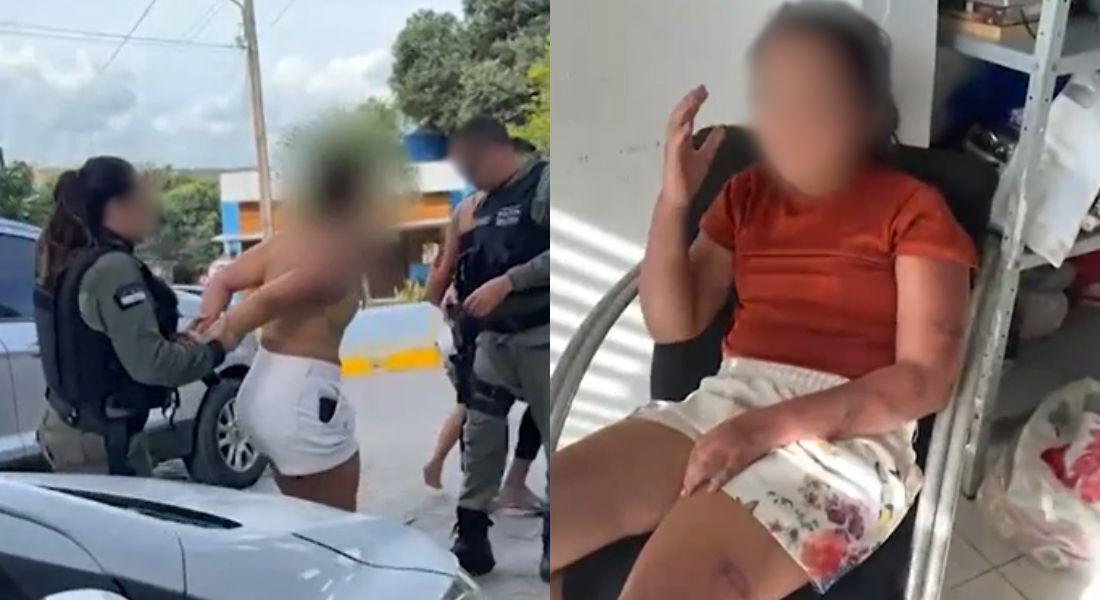 Mulher foi presa em flagrante na sexta-feira (26) por bater na filha