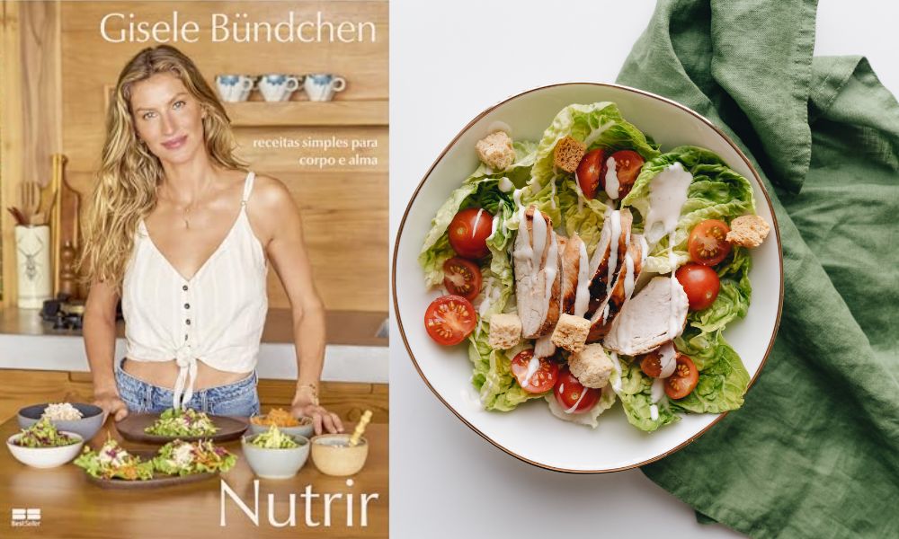 Gisele Bündchen celebrou a marca, que seu novo livro de receitas ''Nutrir: Receitas Simples para Corpo e Alma'', alcançou 