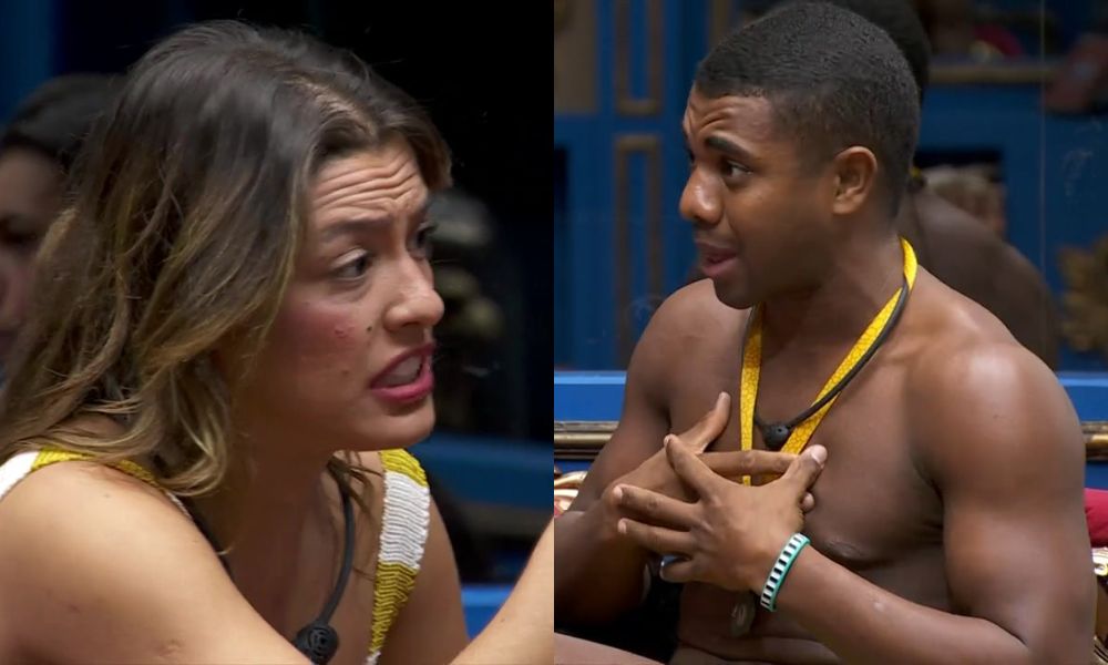 Beatriz e Davi discutem novamente na casa do BBB 24 