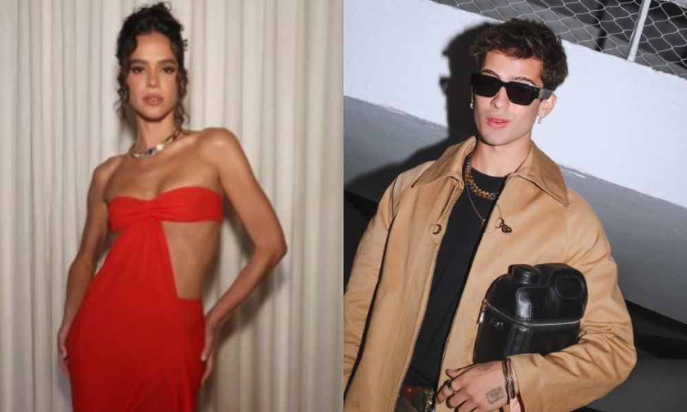 Bruna Marquezine aparece com João Guilherme em festa