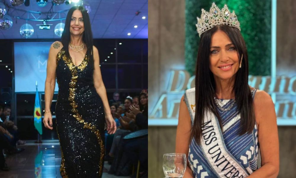 Alejandra Rodríguez, aos 60 anos, conquistou o título da edição 2024 do Miss Universo Buenos Aires