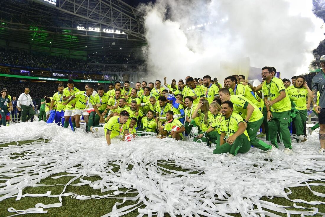 Palmeiras venceu o Santos e faturou o tricampeonato Paulista 