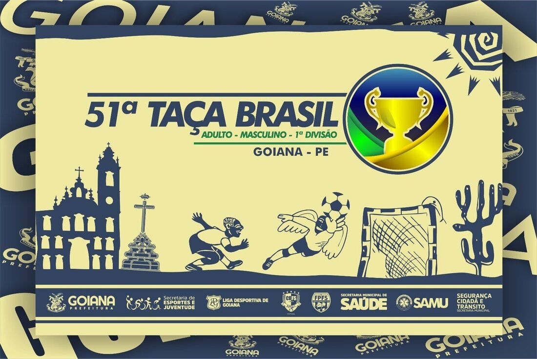 Cidade de Goiana, no litoral norte de Pernambuco, recebe a 51ª Taça Brasil de Futsal 