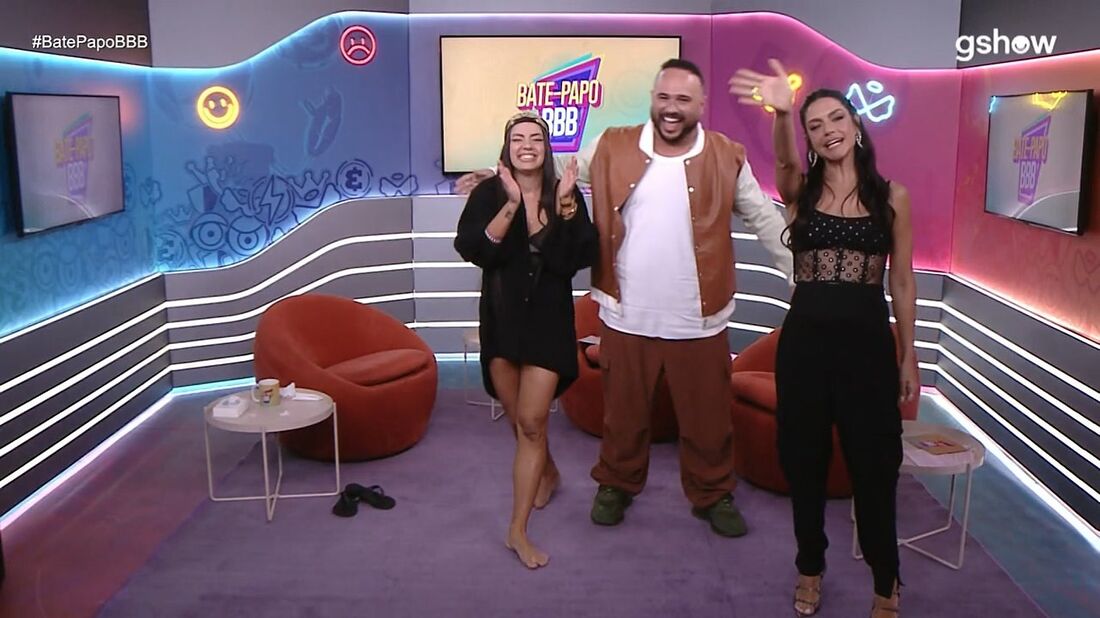 Fernanda, a última eliminada do BBB 24, compareceu no Bate-Papo BBB com Thais Fersoza e Ed Gama neste domingo, 31