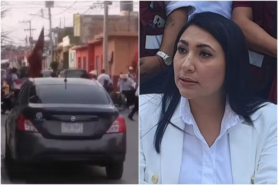 Gisela Gaytán foi morta enquanto fazia uma passeata pelas ruas de San Miguel Octopan 