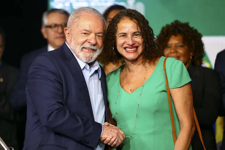 Luciana Santos e Lula 