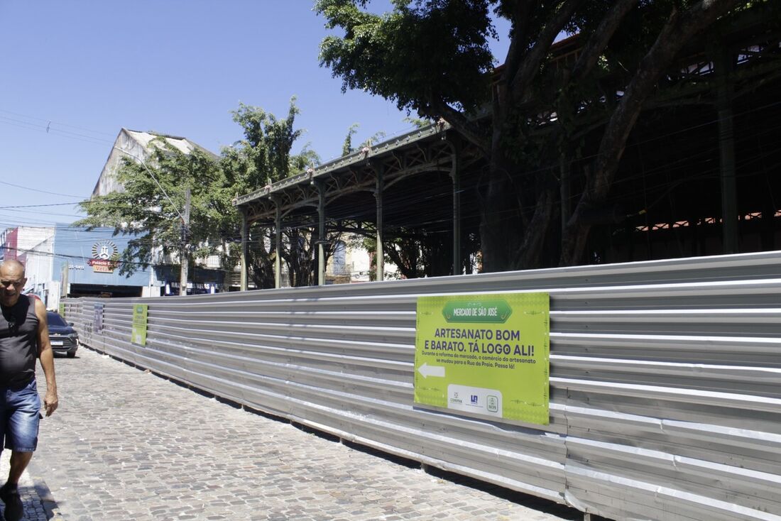 Obras no Mercado de São José