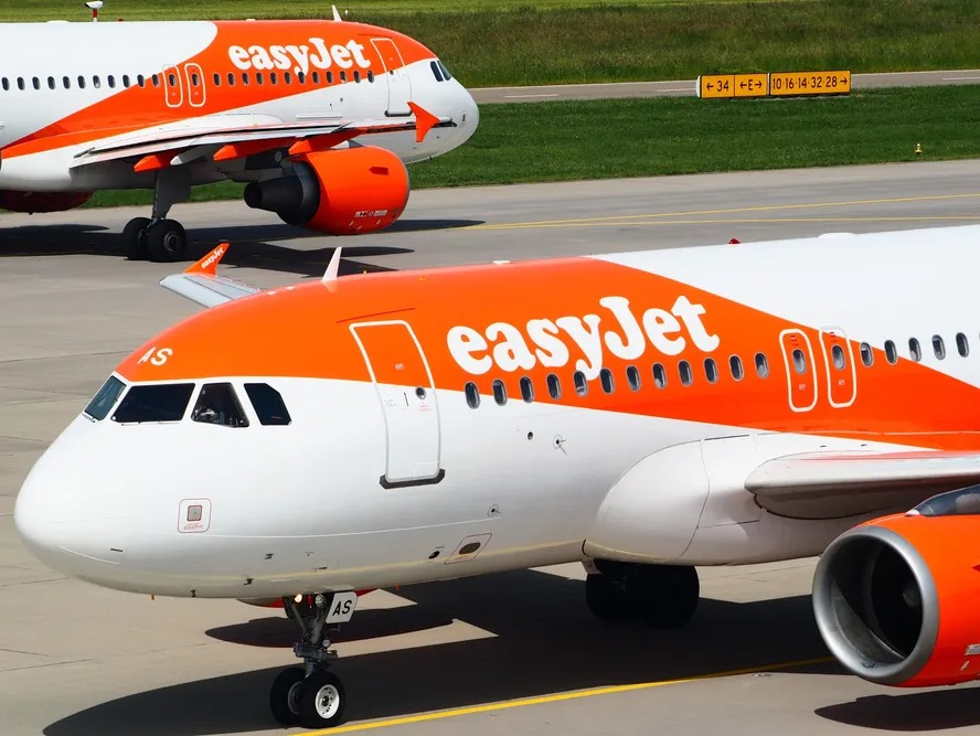 Aviões da Easyjet 