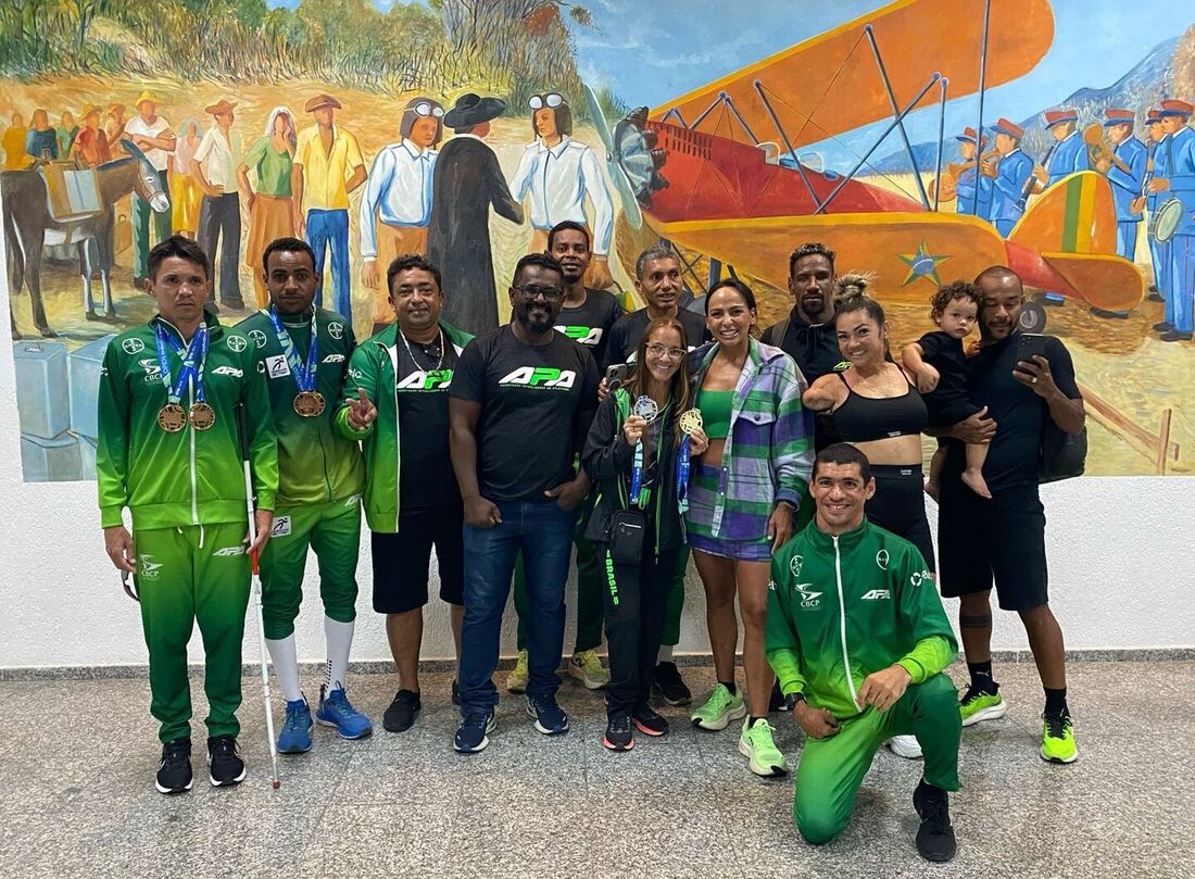 APA conquista 21 medalhas no Open Internacional de atletismo paralímpico