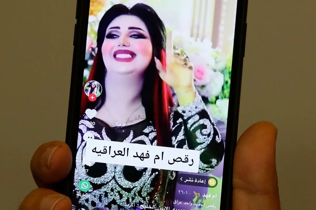 Om Fahad, que tinha dezenas de milhares de seguidores no TikTok 