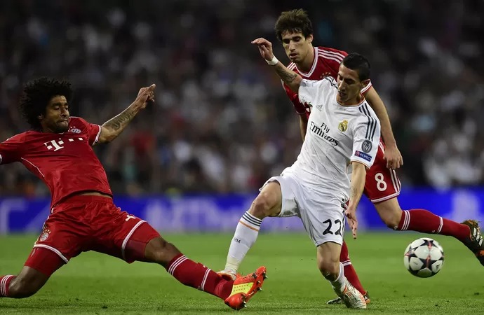 Lance de Bayern x Real Madrid pela semifinal da Champions League, em 2014