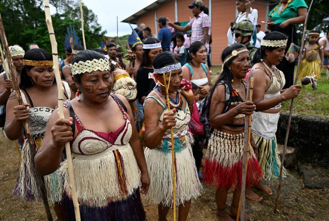 Indígenas da Amazônia colombiana