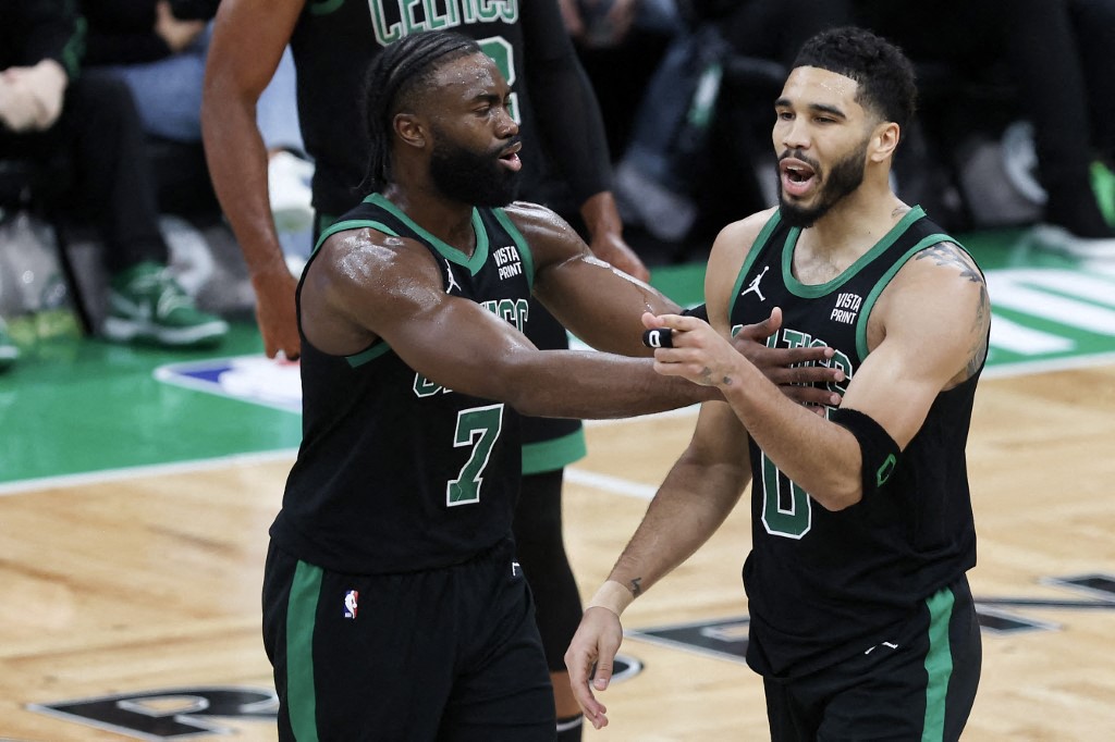 Jaylen Brown e Jayson Tatum são dois dos principais jogadores do Boston Celtics 