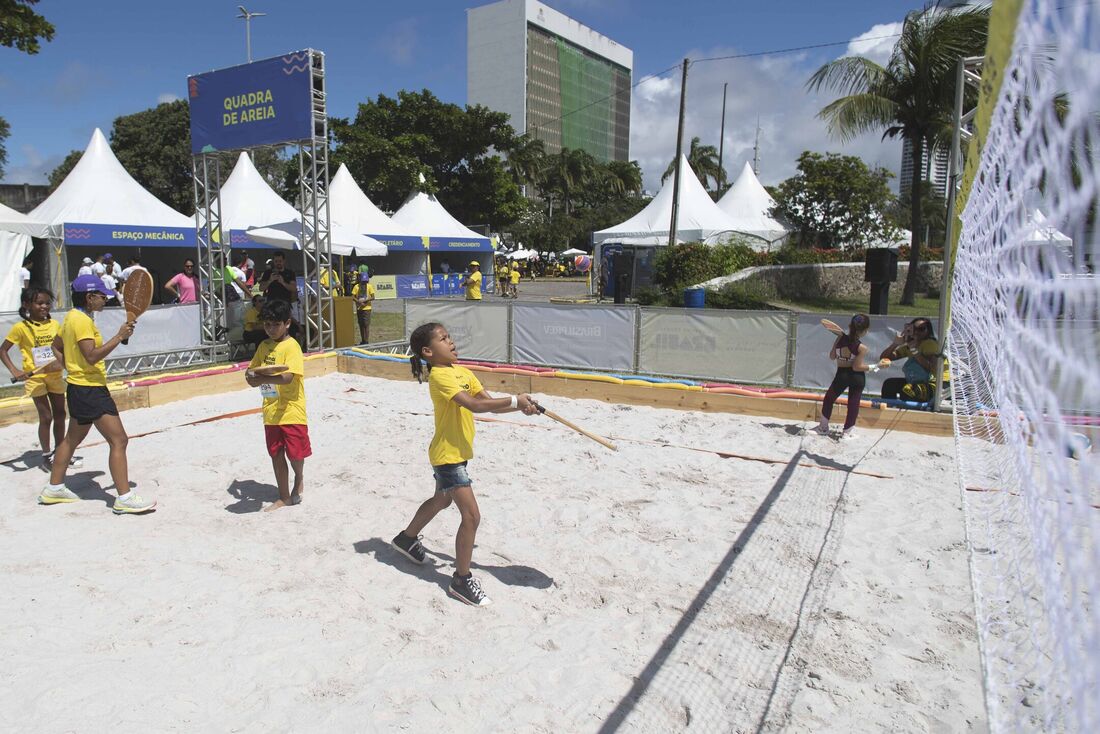 Espaço Kids com atividades para os pequenos