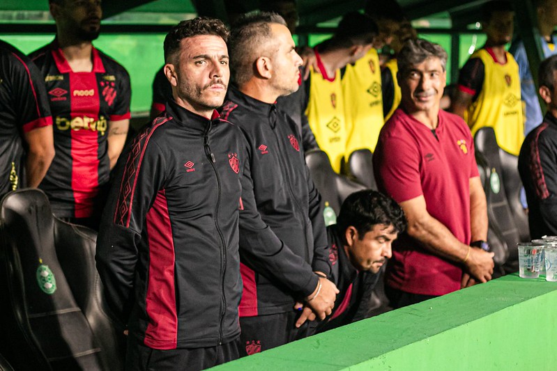 Mariano Soso, durante partida contra o Coritiba