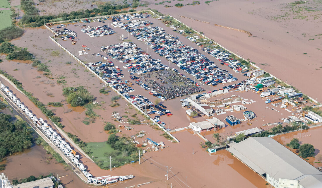 Chuvas provocam inundações no Rio Grande do Sul