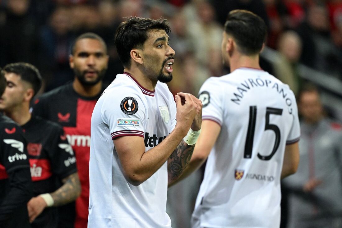 Lucas Paquetá em jogo do West Ham