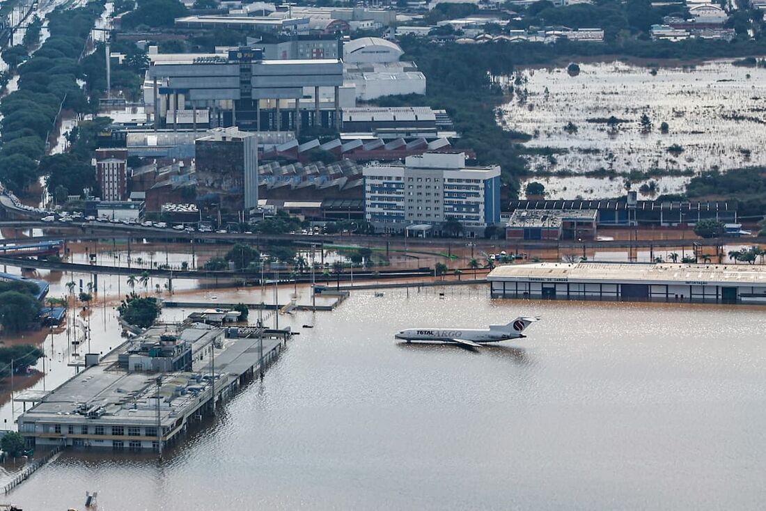 Aeroporto Salgado Filho, em Porto Alegre