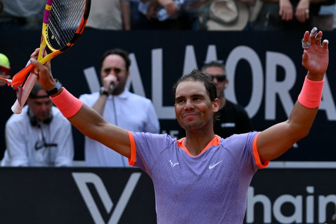 Rafael Nadal estreia vencendo no Masters de Roma