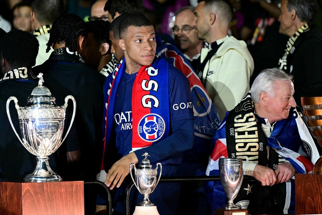 Kylian Mbappé marcou gol em seu último jogo pelo PSG