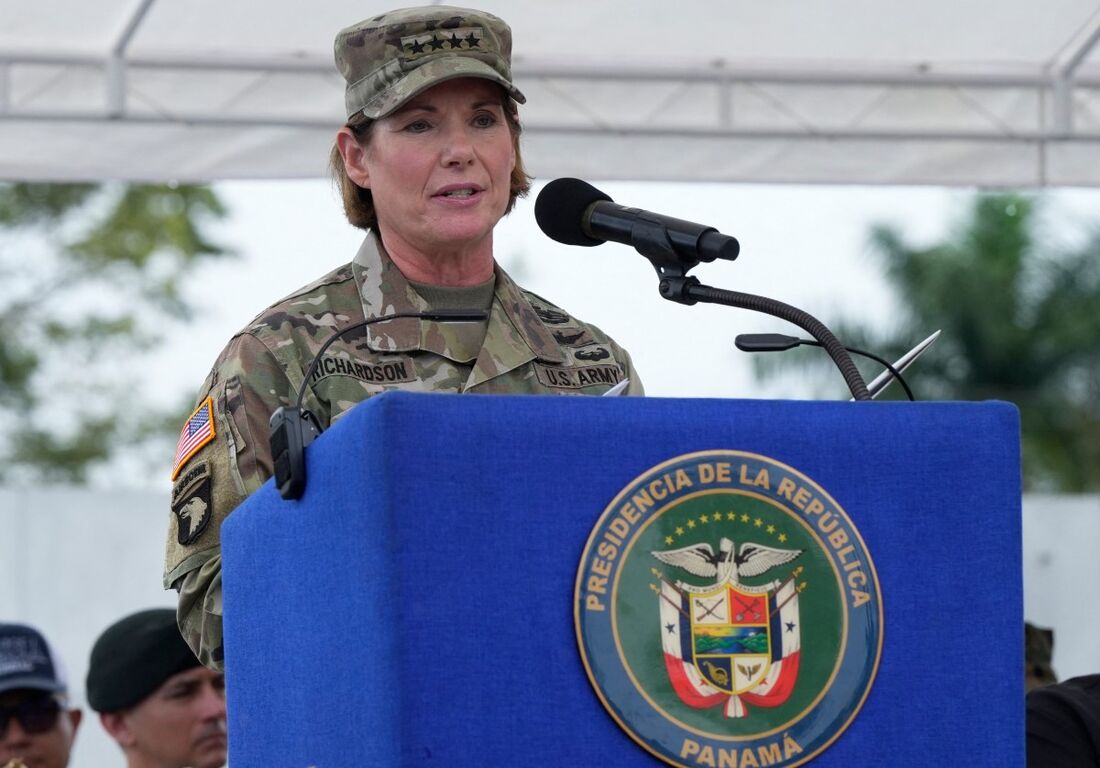 Chefe do Comando Sul dos Estados Unidos, a general Laura Richardson