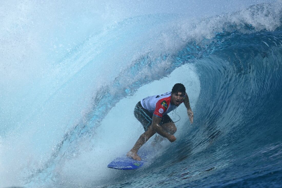 Gabriel Medina já esteve no Tahiti no último final de semana e disputou o Shiseido Tahiti Pro, etapa da WSL