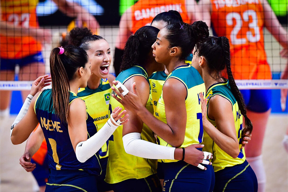 Brasil bateu a Holanda pela 2ª etapa da Liga das Nações de Vôlei 