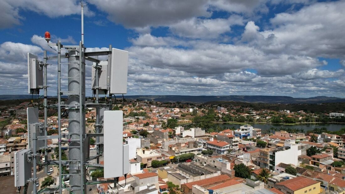 Antena 5G da Brisanet no Ceará