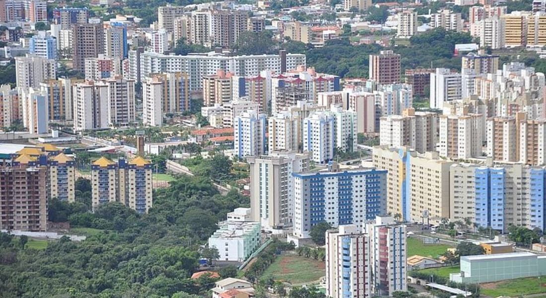 Vista aérea de Caldas Novas