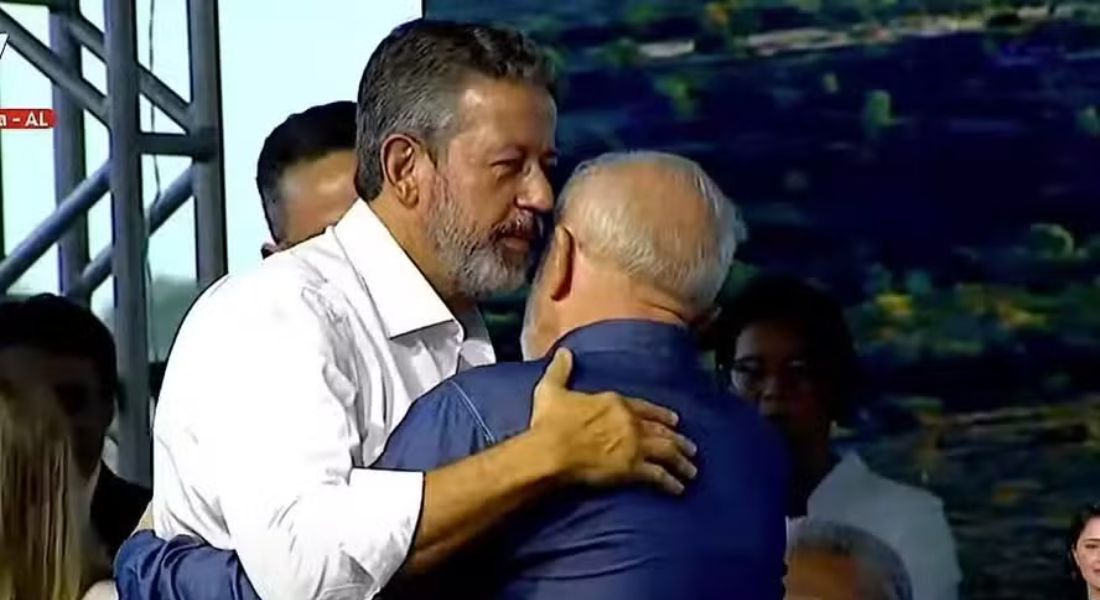 Lula e o presidente da Câmara, Arthur Lira