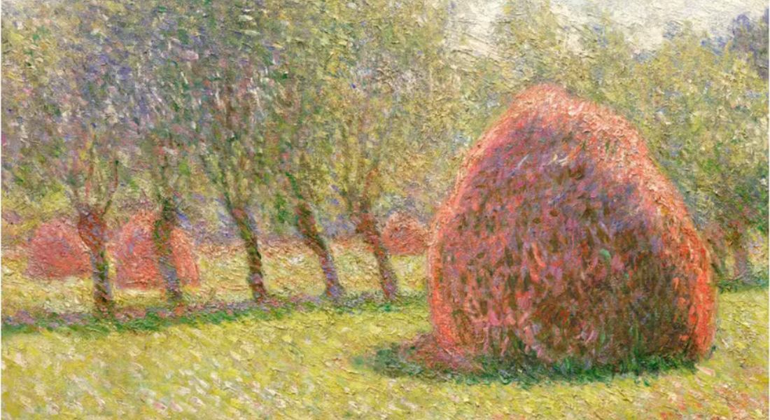 'Meules a Giverny', de Claude Monet, foi vendido por R$ 178 milhões em leilão em NY