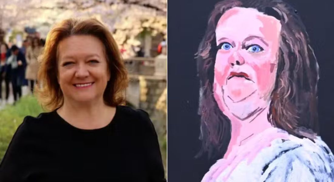 Gina Rinehart pede que pintura seja retirada de galeria de arte