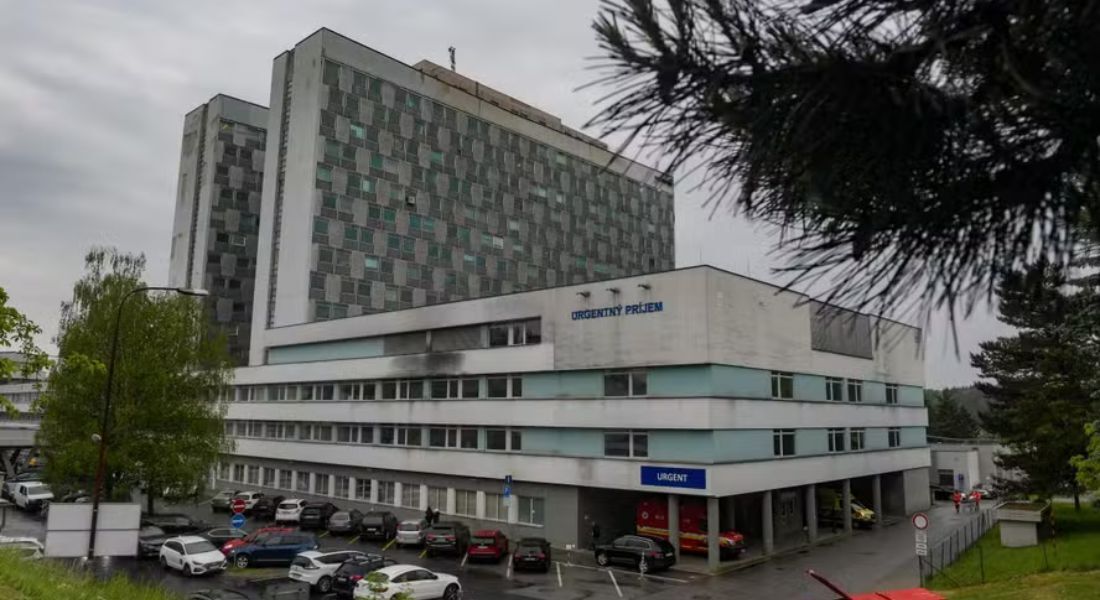 O hospital Banska Slovakia, onde o primeiro-ministro da Eslováquia segue internado após ser alvo de uma tentativa de assassinato