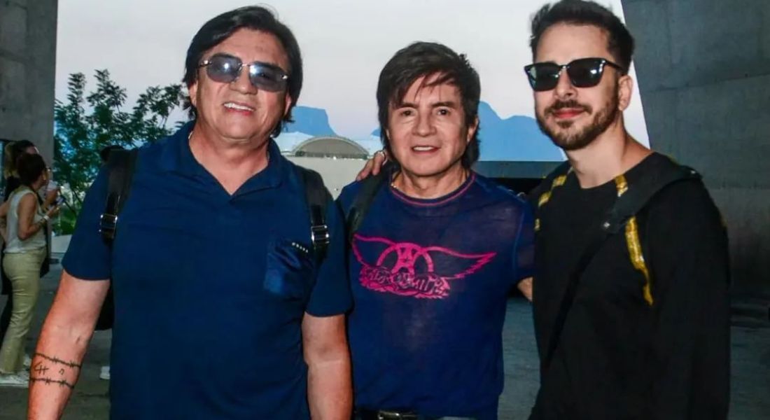 Chitãozinho, Xororó e Junior hoje na coletiva do Rock in Rio2024 