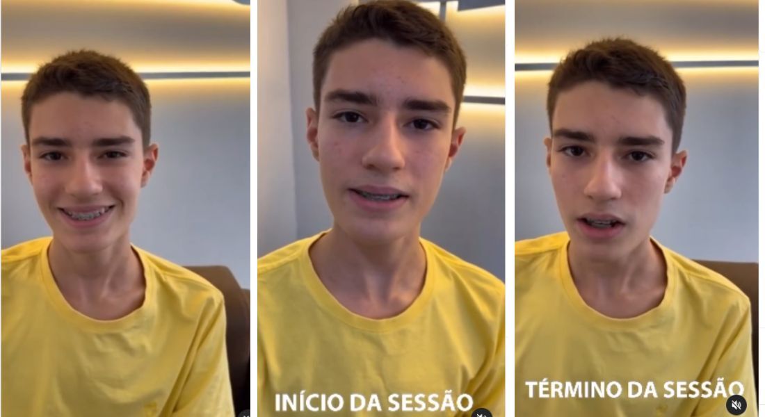 Jovem faz tratamento com fono e antes e depois de sua voz viraliza 