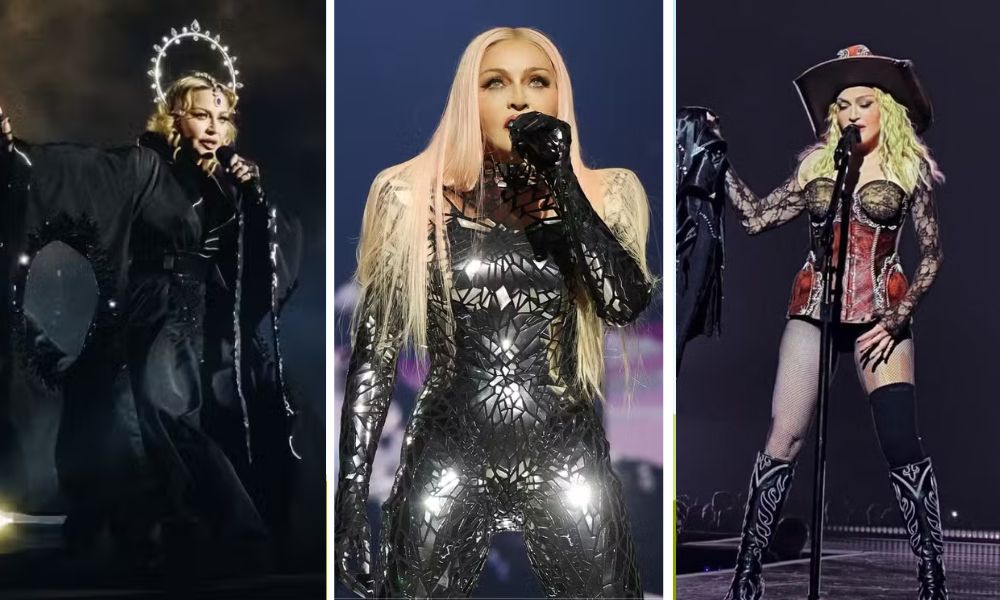 Madonna aparecerá com dezenas de figurinos distintos, em diferentes passagens da performance musical