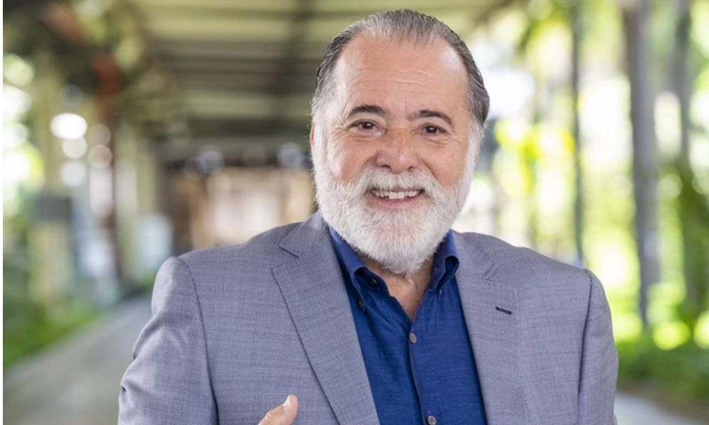 O ator Tony Ramos, de 75 anos, acertou a renovação de contrato com a Globo 