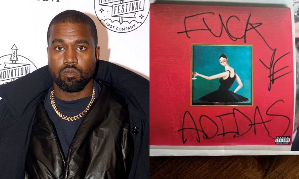 Kanye West escreveu "Fuck Adidas" em cópia de "My beautiful Dark Twisted Fantasy", de 2010 