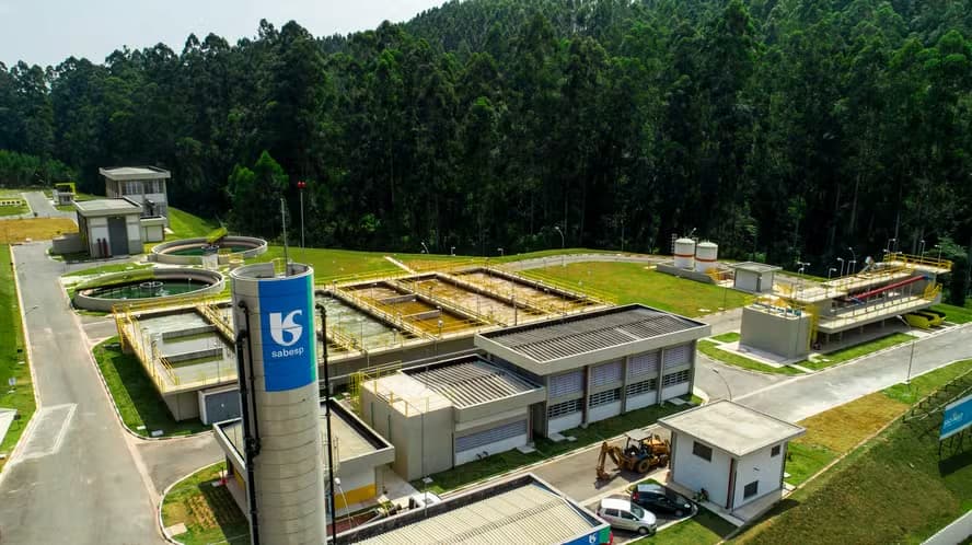 Estação de Tratamento de Esgoto (ETE) Laranjeiras, em Caieiras, São Paulo