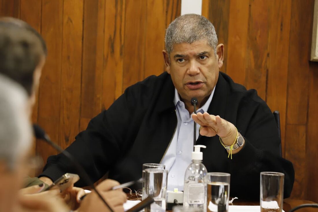 O presidente da Câmara Municipal de São Paulo, Milton Leite