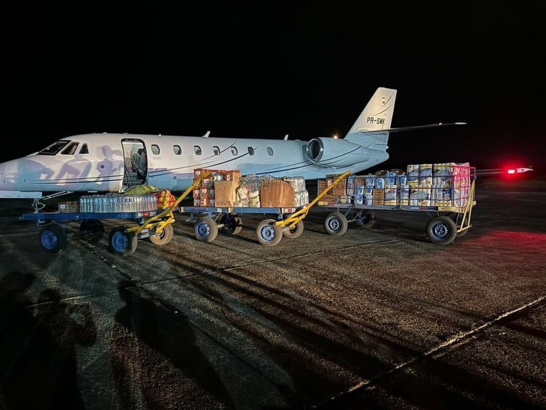 Neymar envia avião com suprimentos para vítimas de enchentes no Rio Grande do Sul