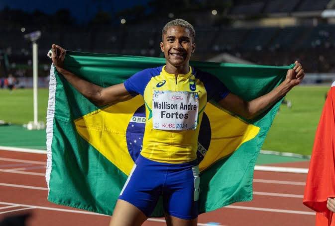Wallison Fortes conquista ouro nos 200m T64