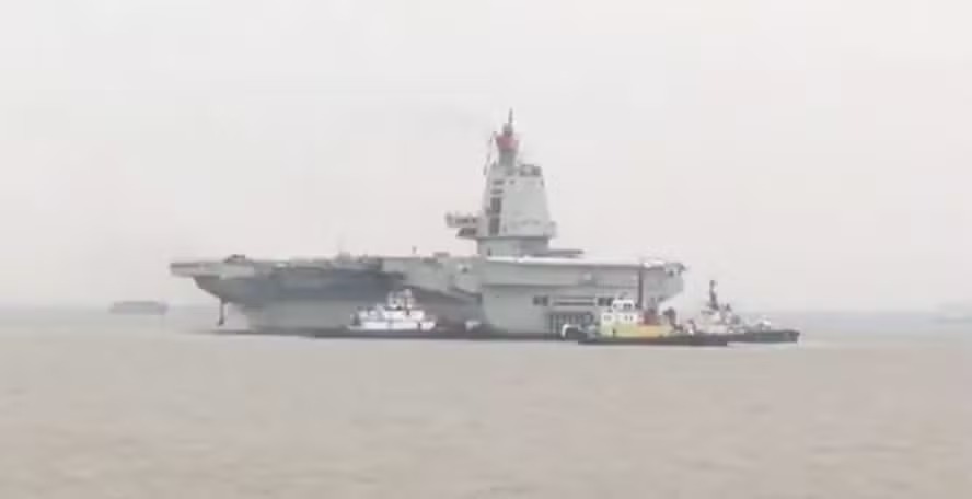 Fujian: o terceiro porta-aviões da China, depois dos navios Liaoning e Shandong 