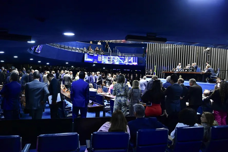 O plenário do Senado