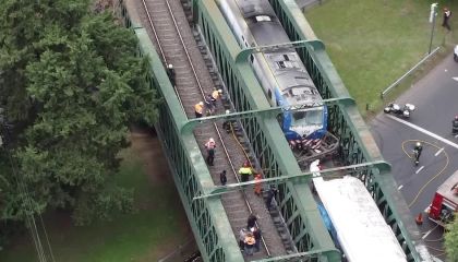 Acidente ferroviário em Buenos Aires 