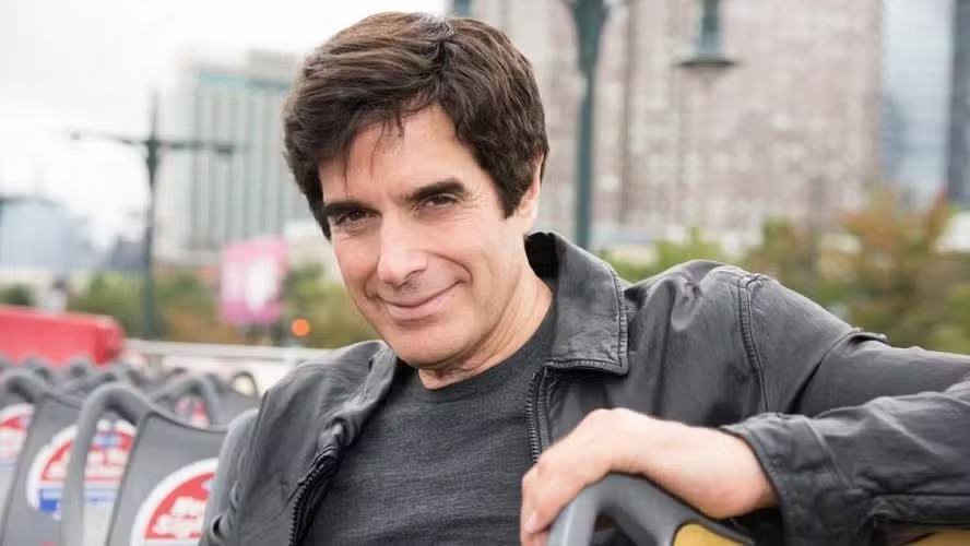 O famoso mágico americano David Copperfield