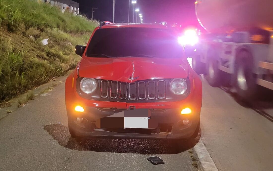 Adolescente foi atingido por um carro modelo Jeep Renegade